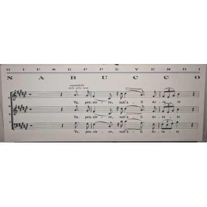 Fac-similé "Nabucco"