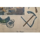 Gravure "Le charron" par WENTZEL