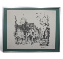 Gravure "Montmartres"