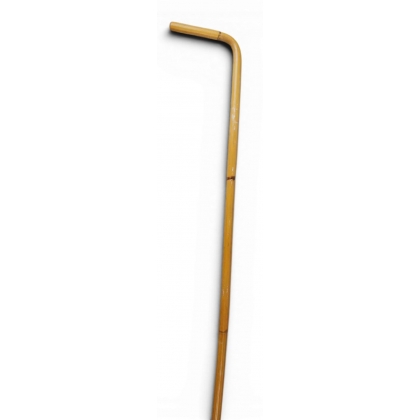 Curved reed walking stick