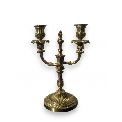 Pair of Louis XVI-style candlesticks by  Moinat SA  - Antiques and home décor