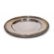 Plat rond en métal argenté CHRISTOFLE