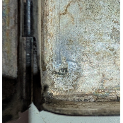 Boite en argent rectangulaire