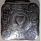Boite en argent décor coeur M