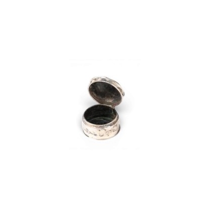 Boite ronde en argent