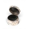 Boite ronde en argent