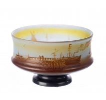 Coupe en verre multicouche signée GALLÉ