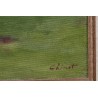 Tableau \"Bout de Vigne à Rolle\" signé CHINET
