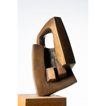 Bronze "Composition" (1992) par DELESSERT