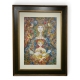 Tableau "La virgen y el niño con su fruta"