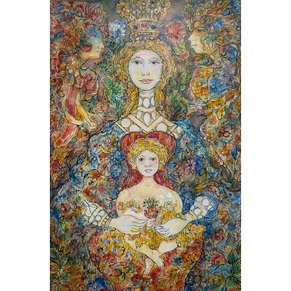 Painting: ‘The Virgin and Child with Fruit’