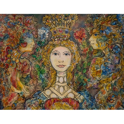 Painting: ‘The Virgin and Child with Fruit’