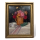 Tableau "Bouquet de fleurs" signé Th. DELACHAUX