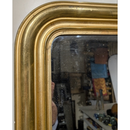 Miroir Louis-Phillippe doré