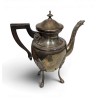 Cafetière en métal argenté