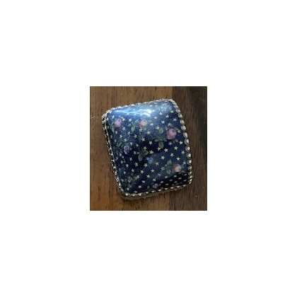 Viennese enamel earring box