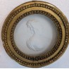Paire de médaillons en biscuit