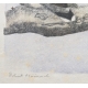Gravure "Tourterelles", signée Robert HAINARD