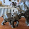 Bronze "Troupeau d'éléphants"