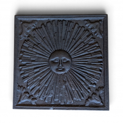 Plaque de cheminée "Soleil"