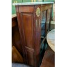 Louis XVI display cabinet with marble top