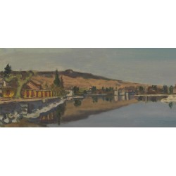 Painting entitled ‘Calm Lake’ by CHINET