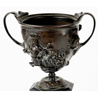 Paire de coupes d'après l'antique