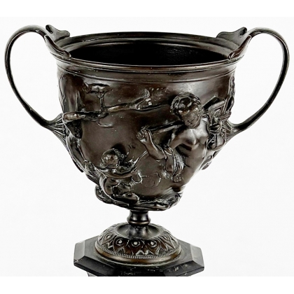Paire de coupes d'après l'antique