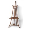 Large mahogany easel, ‘Swan’s Neck’ style