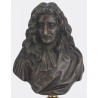 Paire de bustes Molière et Boileau