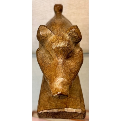 Bronze \"Ragot trottinant\" signé R. HAINARD