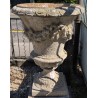 Medicis Urn with garland, made of reconstituted stone