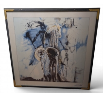 Sérigraphie "Don Quichotte" signée DALI