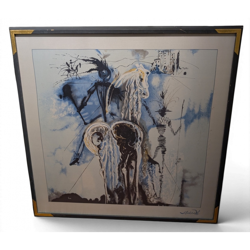 Sérigraphie "Don Quichotte" signée DALI