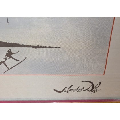 Sérigraphie "Le Chevalier Moyenâgeux" signée DALI