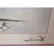 Sérigraphie "Le Chevalier Moyenâgeux" signée DALI
