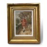 Painting entitled ‘J.J. Rousseau’, signed GRISON