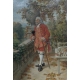 Tableau "J.J. Rousseau" signé GRISON