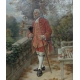 Tableau "J.J. Rousseau" signé GRISON