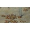 Painting entitled ‘J.J. Rousseau’, signed GRISON