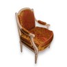 Louis XVI ‘Chapeau de Gendarme’ armchair at  Moinat SA  - Antiques and interior design
