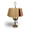 Lampe florentine abat-jour velin et velours