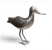 Sculpture "Oiseau" en métal