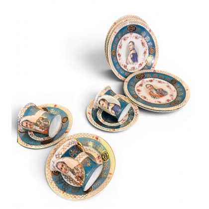 Partie de service en porcelaine \"Napoléon\"