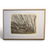 Gravure "Les bouquetins endormis" signée COSANDEY