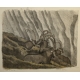 Gravure "Les bouquetins endormis" signée COSANDEY