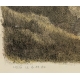 Gravure "Les bouquetins endormis" signée COSANDEY