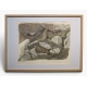 Gravure "Lagopèdes alpins l'été" signée COSANDEY