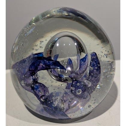 Sulfure violet signé Antoine PIERINI