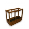 Porte-parapluie style Art Déco en bois
